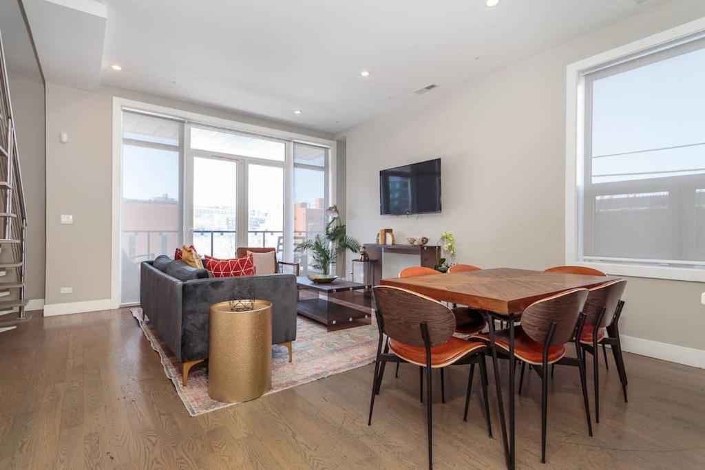 Breathtaking Downtown Penthouse A - Sleeps 11 Villa Chicago Dış mekan fotoğraf